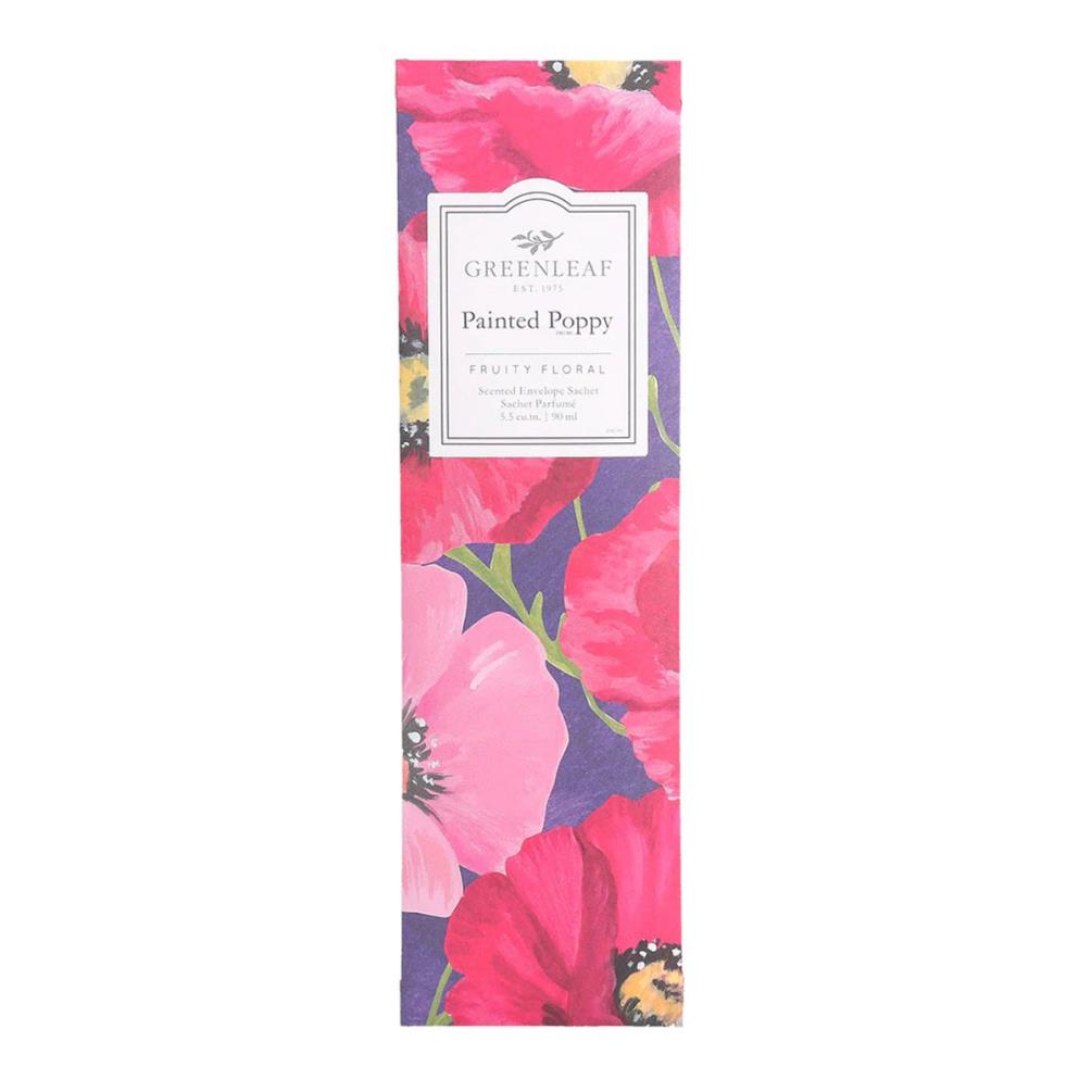 Greenleaf Painted Poppy Scented Slim Sachet £3.56
